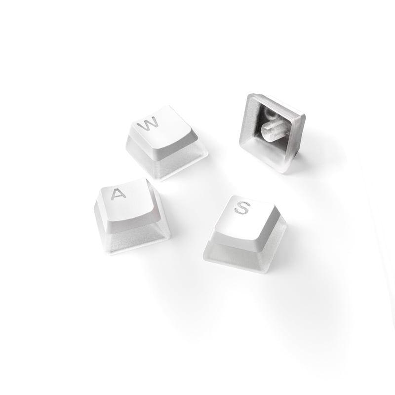 Set taste capace taste SteelSeries PrismCaps Double Shot Pudding - pentru tastaturi mecanice - pentru switch-uri MX - alb - layout US