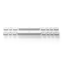 Set taste capace taste SteelSeries PrismCaps Double Shot Pudding - pentru tastaturi mecanice - pentru switch-uri MX - alb - layout US 3