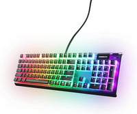 SteelSeries PrismCaps Double Shot Pudding Mechanikus Billentyűzet Keycap Szett Fekete - Single, black, German layout 2