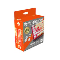 Sada náhradných klávesov SteelSeries PrismCaps White Pudding – Double Shot PBT – pre mechanické klávesnice kompatibilné s MX – škandinávske rozloženie 1