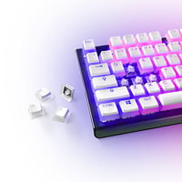 Sada náhradných klávesov SteelSeries PrismCaps White Pudding – Double Shot PBT – pre mechanické klávesnice kompatibilné s MX – škandinávske rozloženie 5