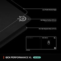 SteelSeries QcK XL gamer egérpad - 900x400 mm 7