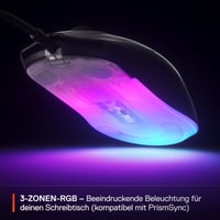 Herná myš SteelSeries Rival 3 Gen 2 – Optický senzor TrueMove Core s rozlíšením 8500 DPI – Ľahká konštrukcia 77 g – RGB – PTFE klzné plochy – Čierna 5