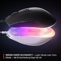 Herná myš SteelSeries Rival 3 Gen 2 – Optický senzor TrueMove Core s rozlíšením 8500 DPI – Ľahká konštrukcia 77 g – RGB – PTFE klzné plochy – Čierna 8