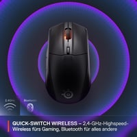 SteelSeries Rival 3 Wireless Gen 2 gaming egér - fekete 3