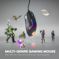 Mouse Gaming SteelSeries Rival 5 - Senzor Optic TrueMove Air 18000 CPI - 9 Butoane Programabile - 85 g - Negru 9