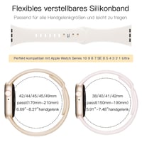 Športový silikónový remienok Steezrd pre Apple Watch 38/40/41/42/44/45/46/49 mm, mäkký náhradný remienok kompatibilný s iWatch Ultra Series 11 10 9 8 7 6 5 4 3 2 1 SE 2