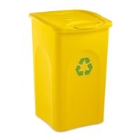 Odpadkový kôš Stefanplast Begreen, 50 litrov, žltý, na recyklovateľný odpad 3