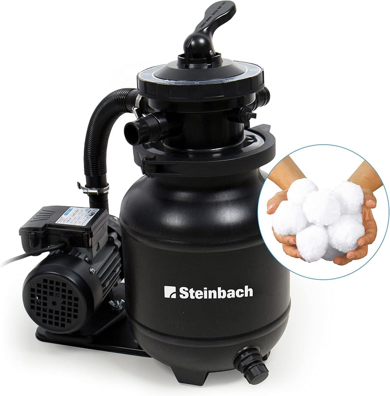 Steinbach Active Balls+ medence szűrőrendszer 19000L-es medencékhez szelepvezérlővel