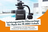 Piesková filtrácia Steinbach Classic 250N 040385 pre bazény – 3,8 m³/h, 200 W, 7-cestný ventil, pripojenie 32/38 mm, max. 19 000 l 2