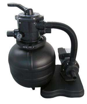 Steinbach Classic 310 pješčani sustav za filtriranje bazena – 4,5 m³/h, 250W, 7-smjerni ventil, priključak Ø 32/38 mm, s predfilterom, manometrom – 04
