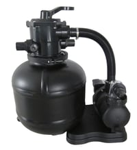 Piesková filtrácia Steinbach Classic 400 040340 pre bazény – samonasávacie čerpadlo do 33 000 l, so 7-cestným ventilom, predfiltrom a manometrom – prípojka 32/38 mm 1