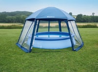Zastrešenie bazéna Steinbach Pool Roof Mega 600x520x280 cm pre nadzemné bazény, čierne 2
