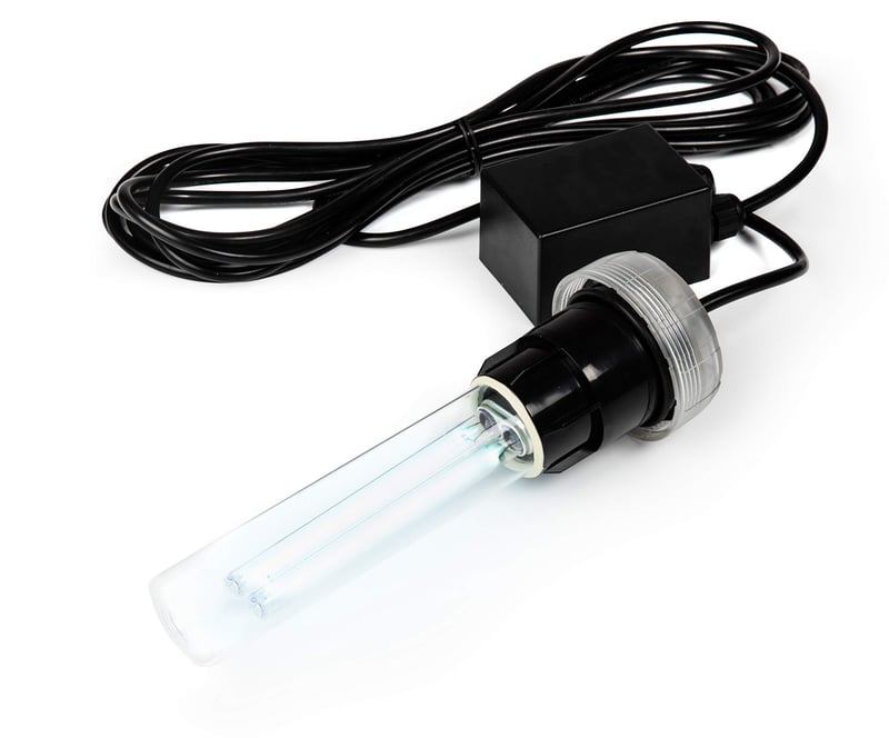 Steinbach UV sustav za dezinfekciju 18W 040511 – UVC dezinfekcija bazena do 20.000 l – protiv algi i bakterija – priključak Ø 32/38 mm – 230 V