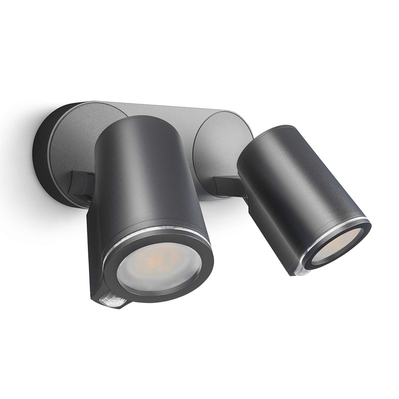 Steinel DUO S LED reflektor sa senzorom pokreta 90° s GU10 žaruljom, antracit aluminij, kabelski priključak, 14,95 W