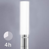 Lampă de exterior LED Steinel GL 60 S cu senzor de mișcare la 360°, 9,78 W, rază de acțiune 12 m, oțel inoxidabil, argintiu, iluminat pentru grădină și intrare IP44 4