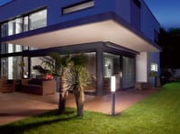 Lampă de exterior LED Steinel GL 60 S cu senzor de mișcare la 360°, 9,78 W, rază de acțiune 12 m, oțel inoxidabil, argintiu, iluminat pentru grădină și intrare IP44 3