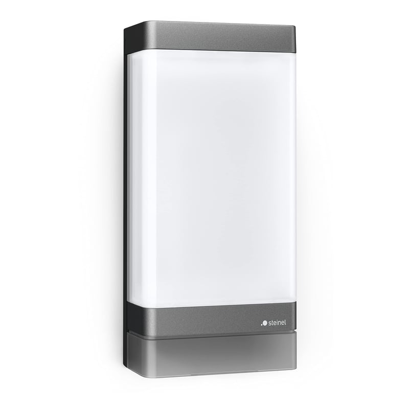 Lampă de perete pentru exterior Steinel L 271 digi SC Connect LED cu senzor de mișcare, reglabilă, controlabilă prin aplicație, 6,6 W, 3000 K, antracit