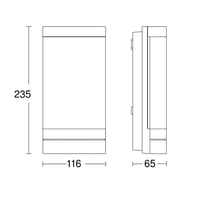 Lampă de perete pentru exterior Steinel L 271 digi SC Connect LED cu senzor de mișcare, reglabilă, controlabilă prin aplicație, 6,6 W, 3000 K, antracit 8