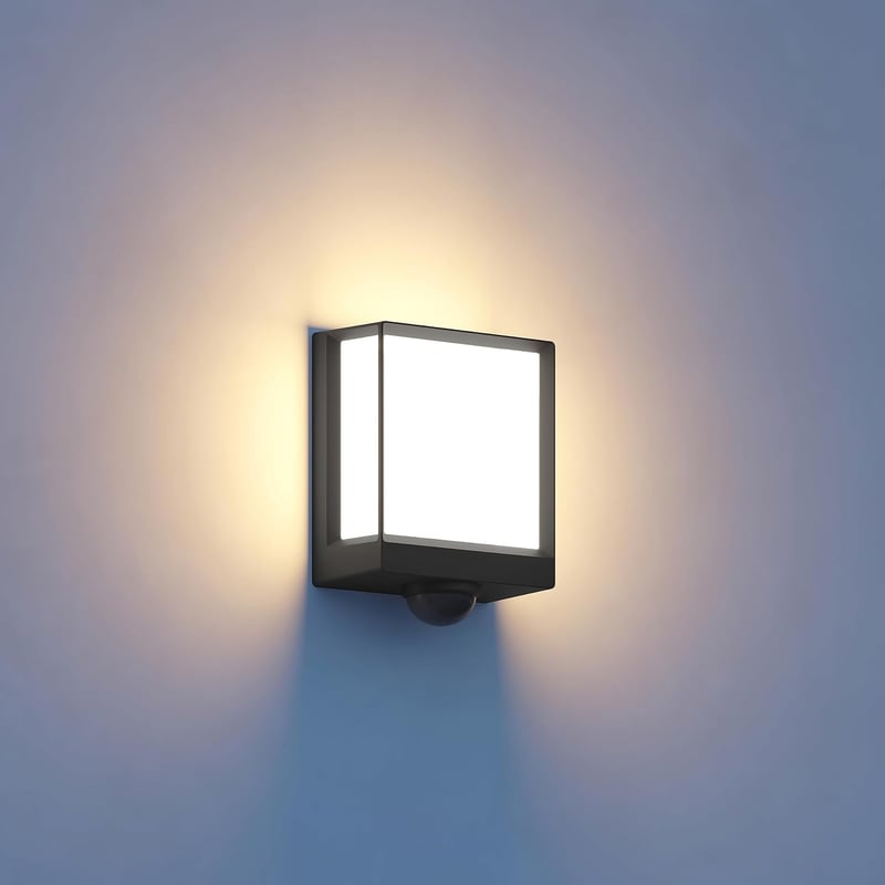 Steinel L 40 SC Connect LED kültéri fali lámpa mozgásérzékelővel - L 40 - Quadratisch, With motion sensor