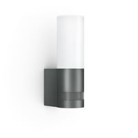 Lampă de exterior LED Steinel L 605 S cu senzor de mișcare, unghi de detecție 180° și rază de acțiune de 10 m, 11,3 W, 729 lm, aluminiu, gri antracit 1