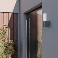 Lampă de exterior LED Steinel L 605 S cu senzor de mișcare, unghi de detecție 180° și rază de acțiune de 10 m, 11,3 W, 729 lm, aluminiu, gri antracit 4