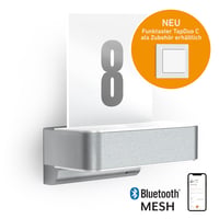 Lampă de exterior LED Steinel L 820 SC Connect cu iluminare pentru numărul casei, senzor de mișcare 160°, 9,8 W, 3000 K, lampă de perete inteligentă, reglabilă, argintie 2
