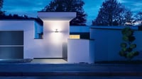Lampă de exterior LED Steinel L 820 SC Connect cu iluminare pentru numărul casei, senzor de mișcare 160°, 9,8 W, 3000 K, lampă de perete inteligentă, reglabilă, argintie 4