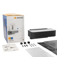 Lampă de exterior LED Steinel L 820 SC Connect cu iluminare pentru numărul casei, senzor de mișcare 160°, 9,8 W, 3000 K, lampă de perete inteligentă, reglabilă, argintie 8