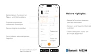 Lampă de perete LED de exterior Steinel L 940 SC Connect cu senzor de mișcare, control prin aplicație, temporizator, 3000 K, antracit 5