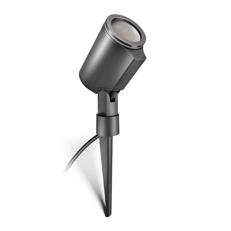 Steinel LED vanjski reflektor Spot Garden antracit, 6,7 W svjetiljka sa šiljkom za zemlju, 620 lm, zakretna, aluminij