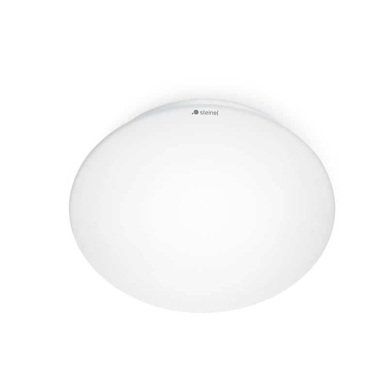 Lampă de interior Steinel RS 16 S L, lampă de perete și tavan, senzor de mișcare la 360°, rază de acțiune 8 m, cu fasung E27, max. 60 W, albă