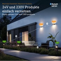 Steinel Sphera C 24V LED gömblámpa, 400 mm átmérő, 16 millió szín, app vezérlés, Plug & Play, fényérzékelő, IP65, kertbe és teraszra 7