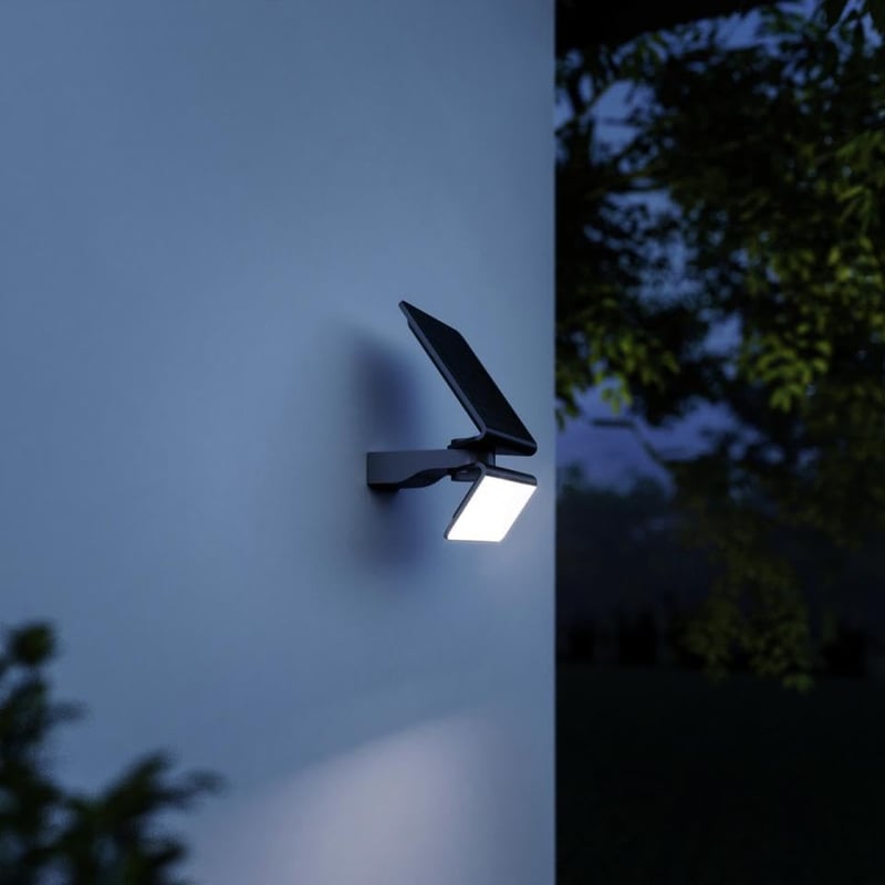 Steinel XSolar L-S ONE LED napelemes fali lámpa mozgásérzékelővel antracit