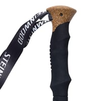 Trekové palice Steinwood Premium Carbon – extra ľahké, nastaviteľné teleskopické palice s rýchloupínacím zámkom, gumovými koncovkami a prenosnou taškou 2