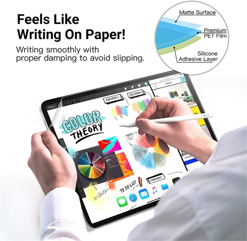 Stejnhge Lenovo Tab P11 Pro 2nd Gen papír hatású képernyővédő fólia 2db S Pen kompatibilis