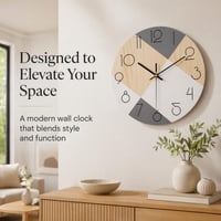 Stellarize Falióra 12 Hüvelykes Néma Modern Konyhai Hálószobai Nappali Dekoráció 2