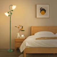 Stepeak zöld virág álló lámpa 2 izzóval LED izzóval 2