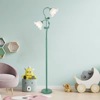 Stepeak zöld virág álló lámpa 2 izzóval LED izzóval 8