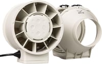 STERR IDM Fehér Csőventillátor 100mm - 26W Vezetékes Légcsatorna Ventilátor Fürdőszobába és Konyhába - 230V 2