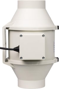 STERR IDM Fehér Csőventillátor 100mm - 26W Vezetékes Légcsatorna Ventilátor Fürdőszobába és Konyhába - 230V 4