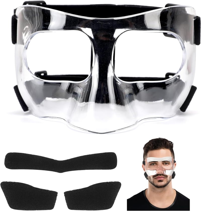 STFALI Orrmaske Futball Volley Orrprotektoros Arcvédő Párnázott Unisex