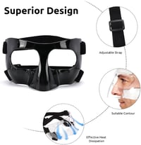 STFALI Orrmaske Futball Volley Orrprotektoros Arcvédő Párnázott Unisex 4
