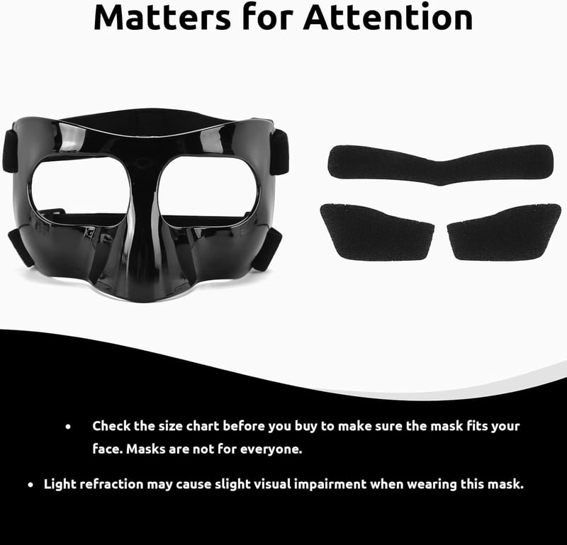 STFALI Orrmaske Futball Volley Orrprotektoros Arcvédő Párnázott Unisex