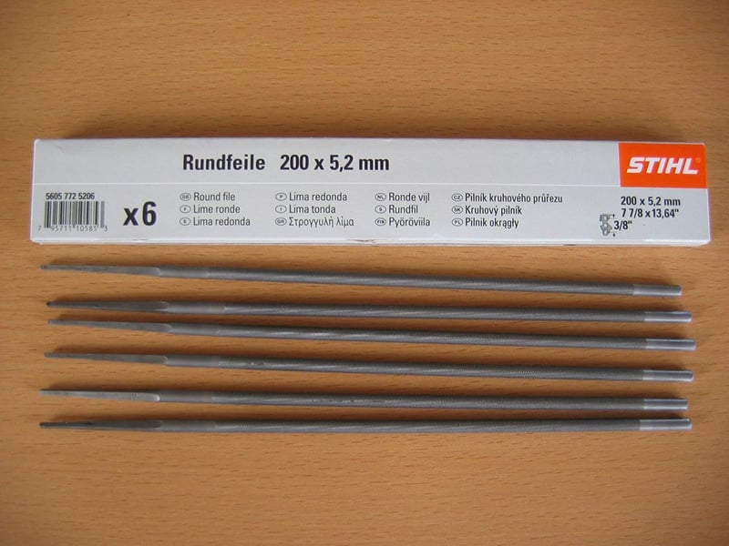 Stihl Kerek Reszelő Láncfűrészhez 5,2 mm 3/8" Lánc 6 db