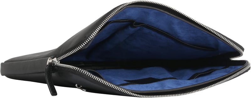 StilGut Bellevue 12 Inch MacBook Sleeve Nappa Bőr Tok Fekete