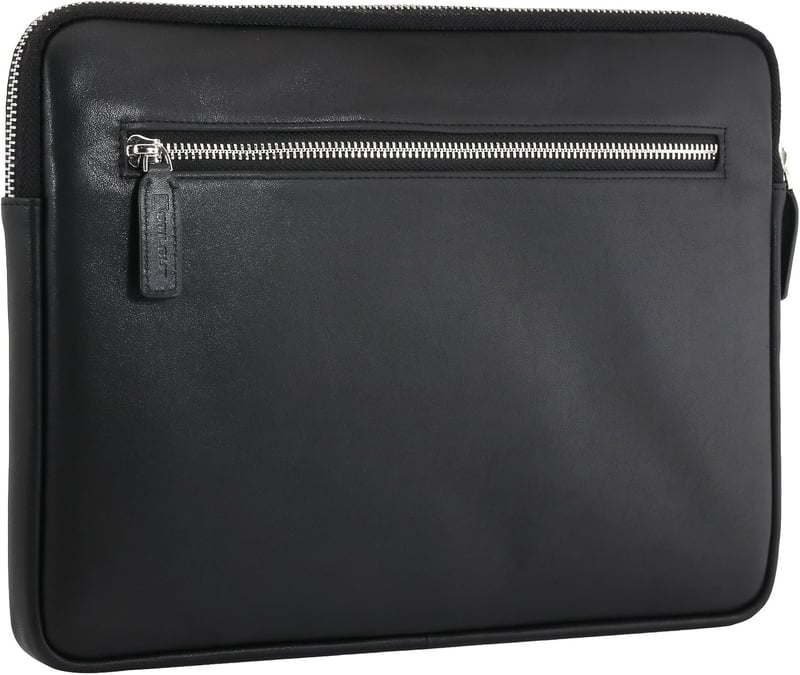 StilGut Bellevue 12 Inch MacBook Sleeve Nappa Bőr Tok Fekete