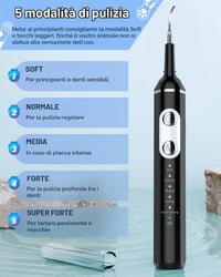 Ultrazvuková súprava na starostlivosť o psie zuby Stim-U-Dent s LED svetlom, odstraňovač zubného kameňa a povlaku, prstová zubná kefka pre psov 4