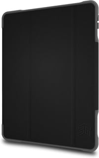 STM Dux Plus DUO iPad 10.2" tok fekete/átlátszó Apple Pencil tartóval 2