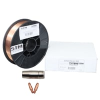 Sârmă de sudură STM Schweißtechnik SG2, sârmă de oțel 0,8 mm MIG/MAG CO2 G3Si1, bobină 5,0 kg D200 1